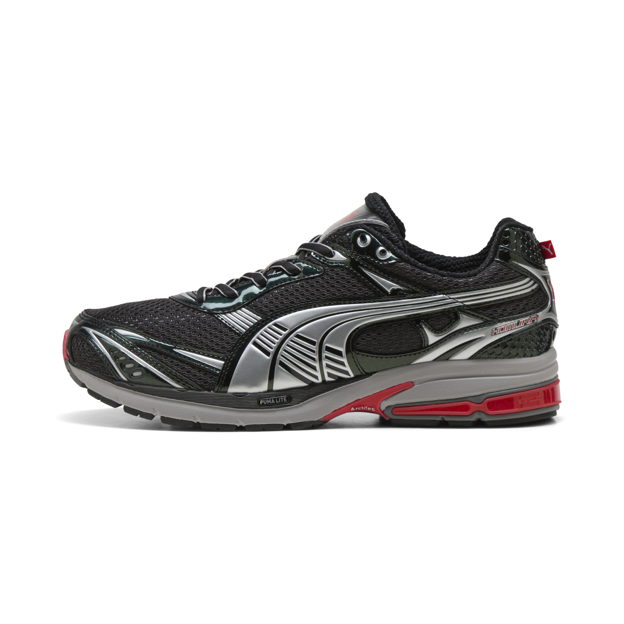 PUMA Homuro OG+ Shoes, Men's, Size 7.5, Black/Flat Medium Gray