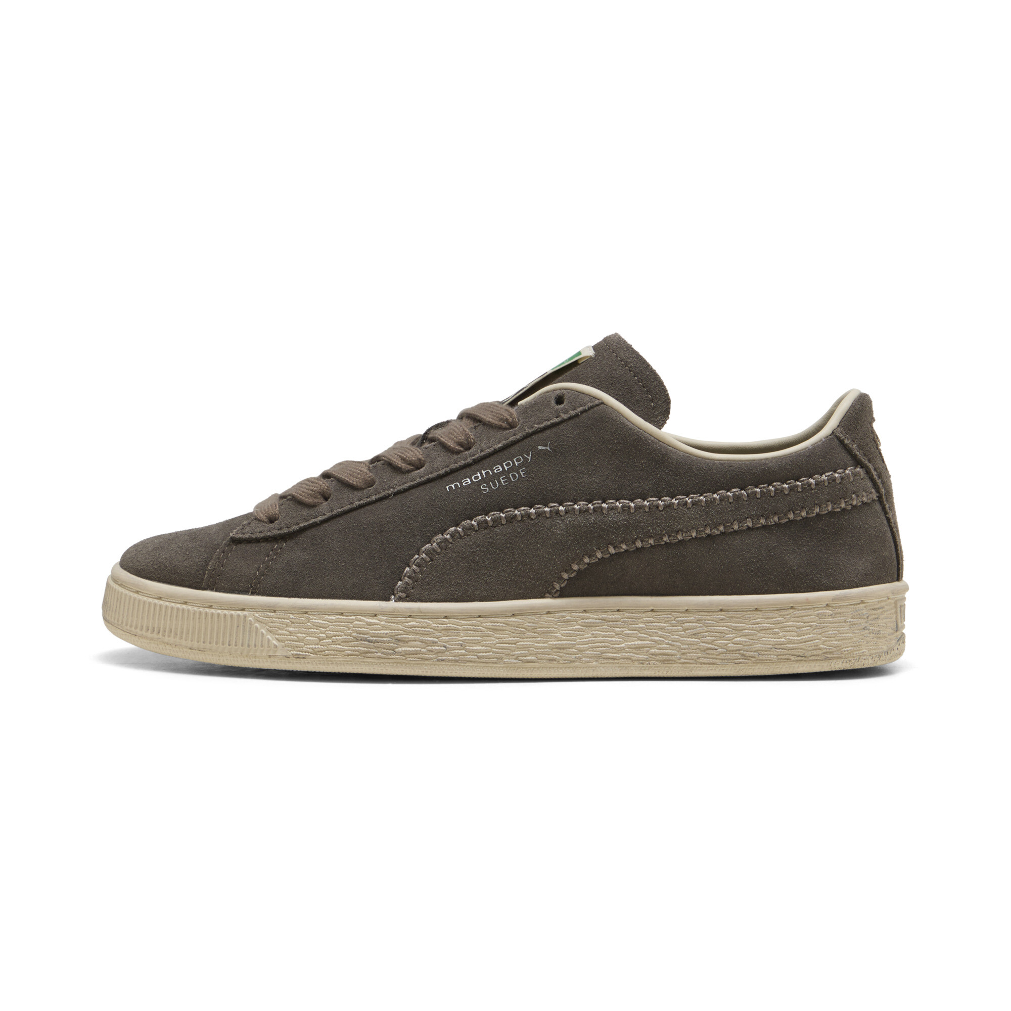 PUMA x MADHAPPY Suede Sneakers Unisex, Schuhe, Grau, 44.5
