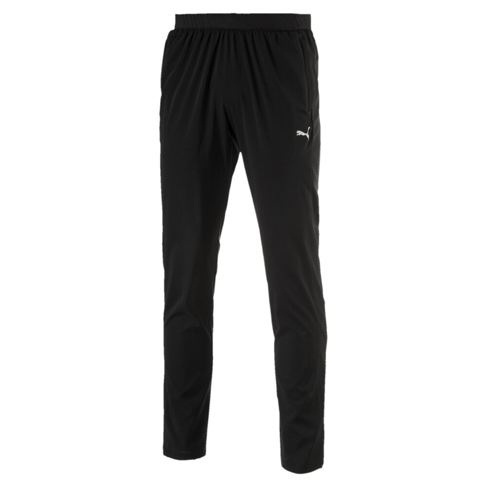 Tapered Woven Men's Sweatpants | Black 