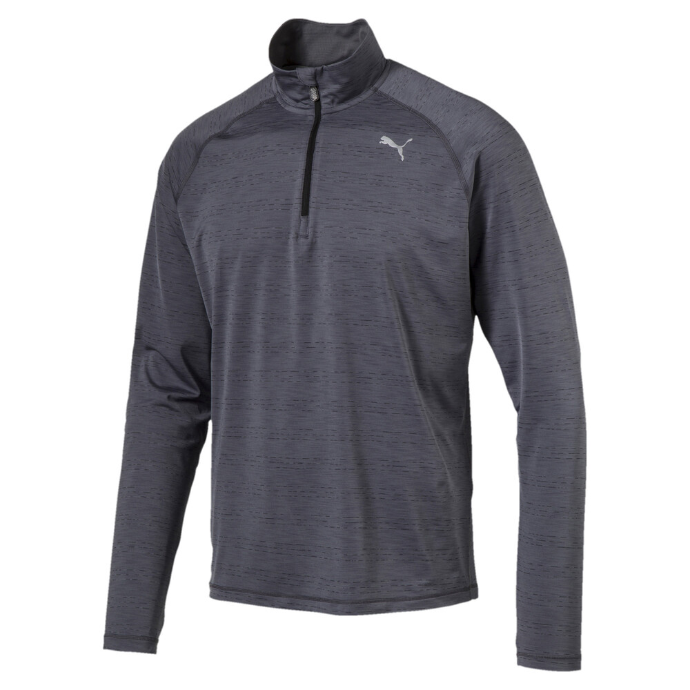 Running Yarim Fermuarli Uzun Kollu Erkek T Shirt Gri Puma Puma Turkiye Resmi Alisveris Sitesi