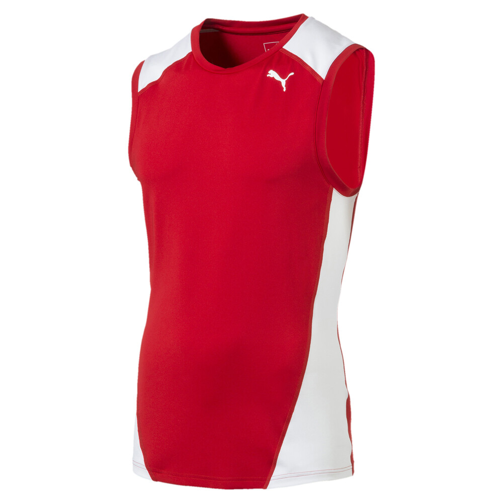 

PUMA - male - Топ Cross the Line SleevelessTop – Puma Red-Puma White –, Красный
