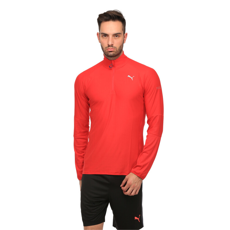 

Men's PUMA Running Half Zip Long Sleeve