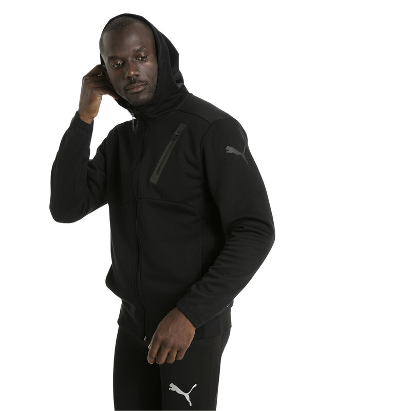 

Men's PUMA Active Training Bonded Tech Jacket, Black