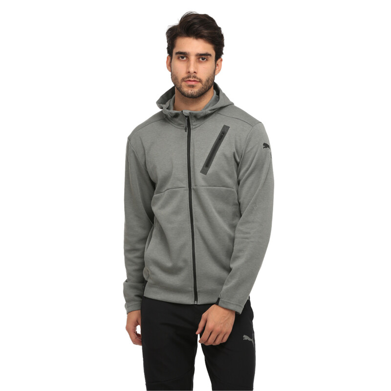 

Men's PUMA Active Training Bonded Tech Jacket, Gray