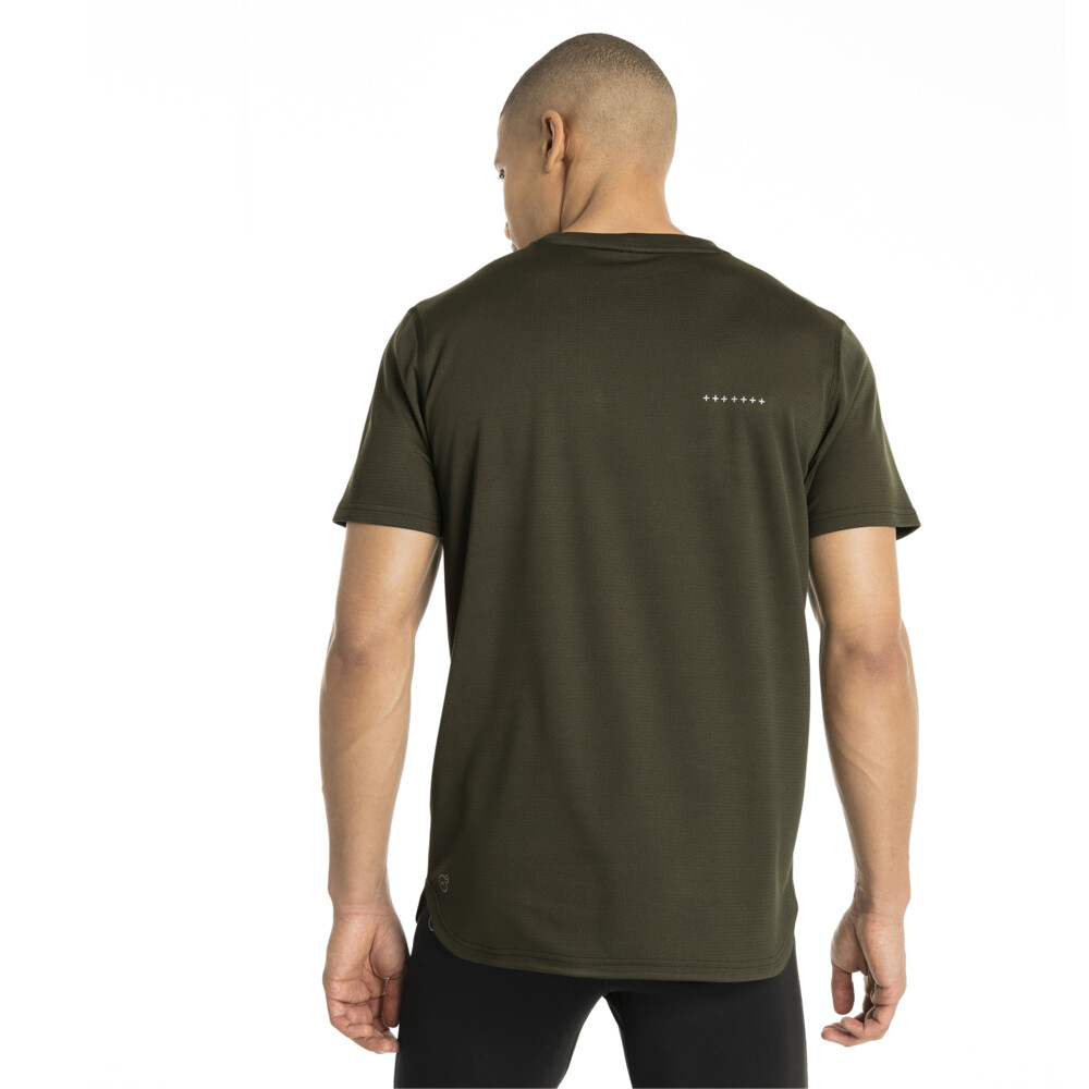 

PUMA - male - Футболка IGNITE Graphic Tee – Forest Night-Puma BlackPrint –, Зеленый
