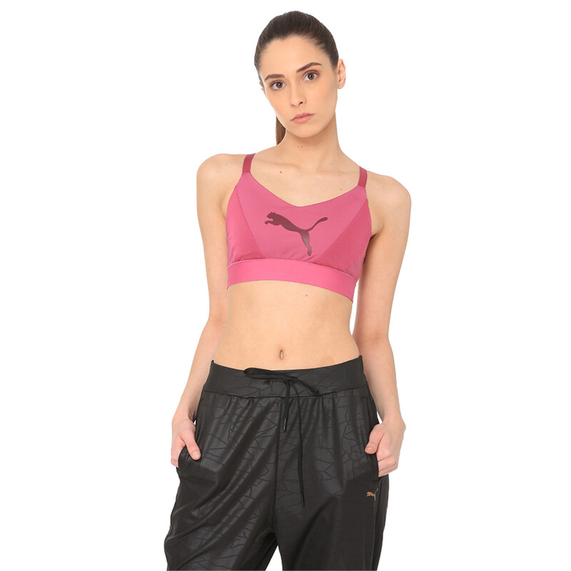 

Women's PUMA Mid Impact Logo Bra Top
