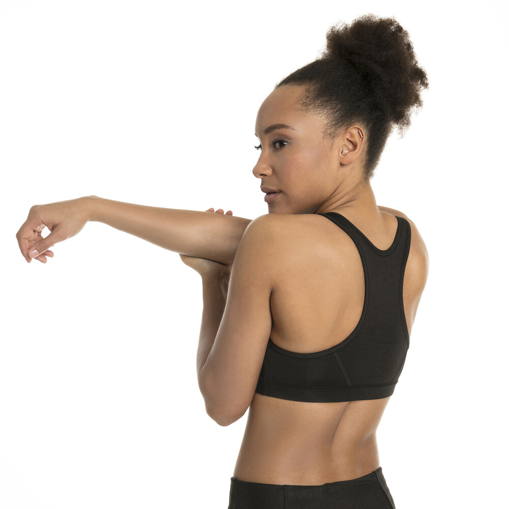 

PUMA - female - Бра 4Keeps Bra M – Puma Black-Bronze cat –, Черный