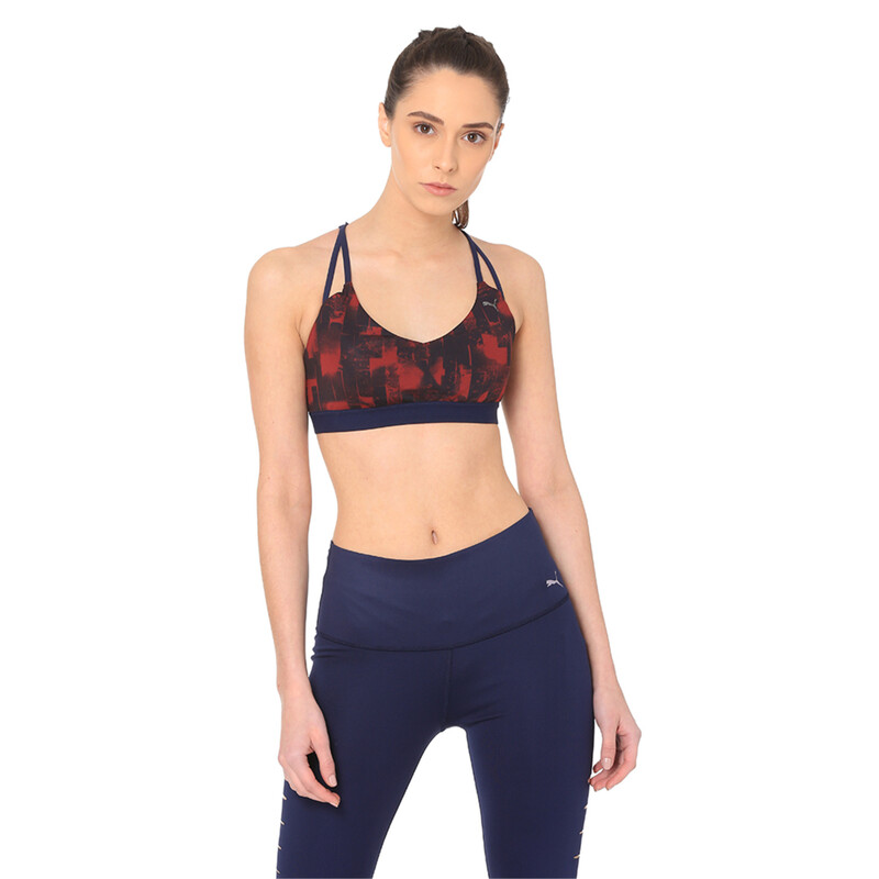 

Women's PUMA Strappy Low Impact Graphic Bra Top