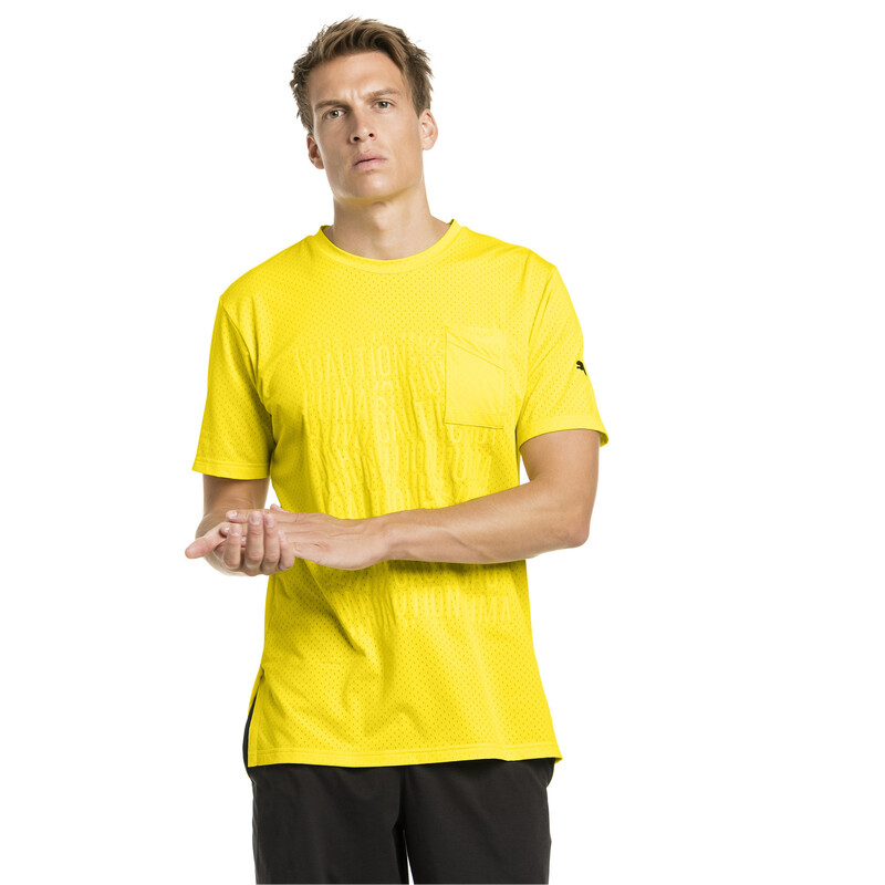 

Men's PUMA CAUTION Short Sleeve Training Tee