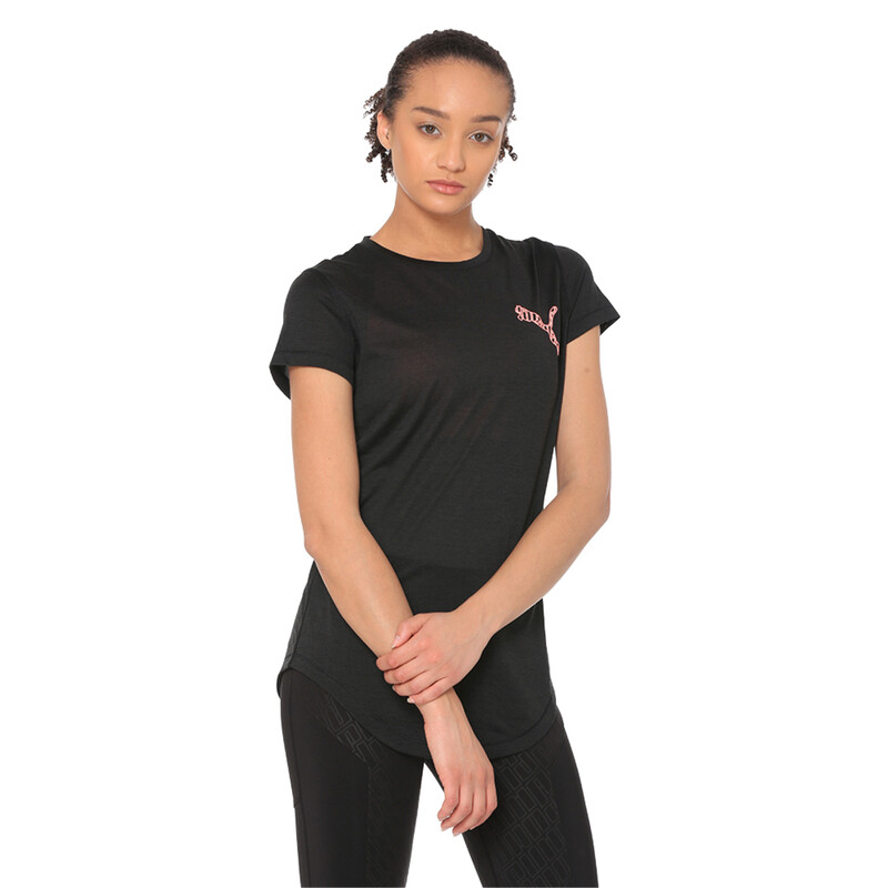 

Women's PUMA Heather Small Cat Training Tee