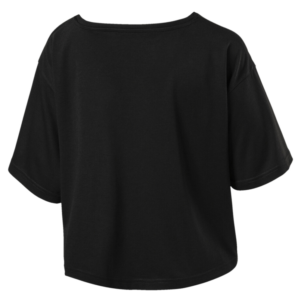 

PUMA - female - Футболка Sweet Loose Crop Tee – Puma Black –, Черный