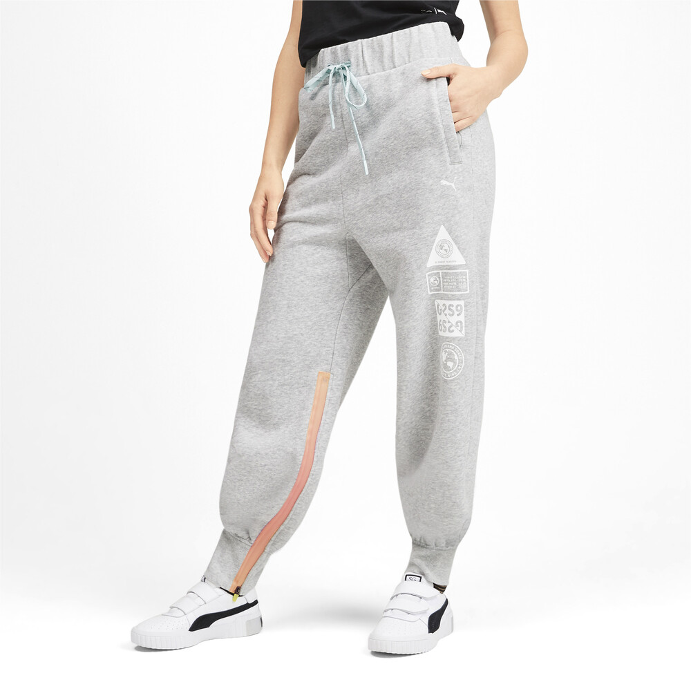puma x selena gomez track pants gray