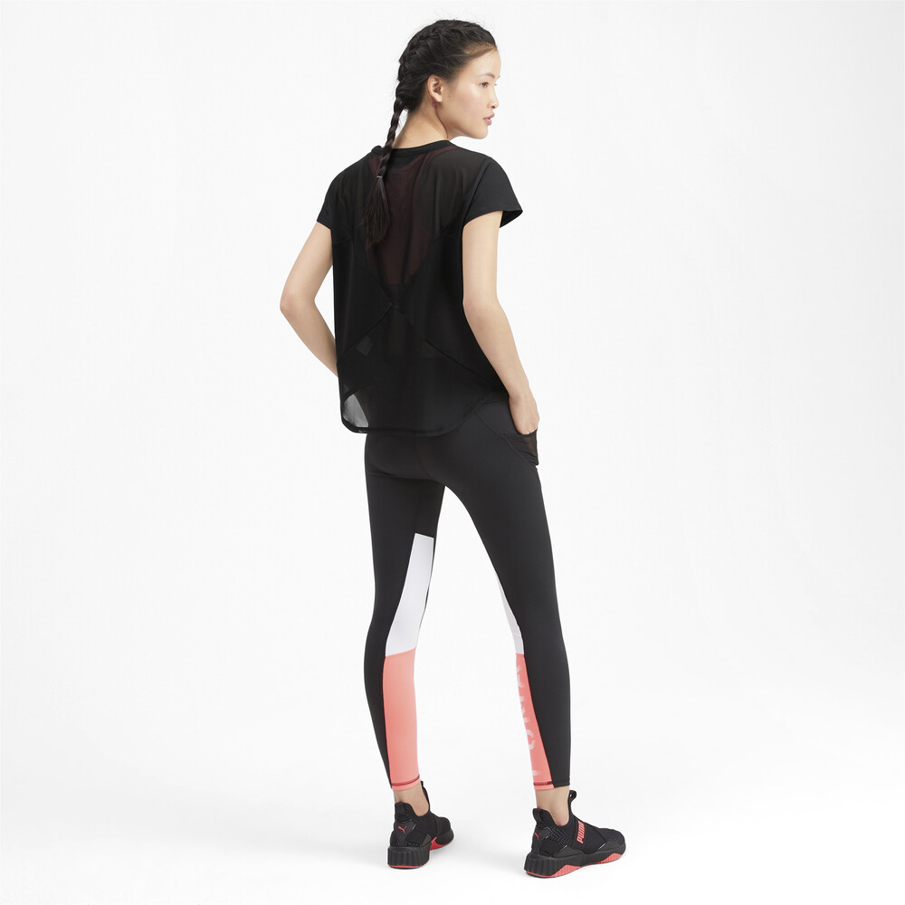 

PUMA - female - Футболка Studio Mesh Tee – Puma Black –, Черный