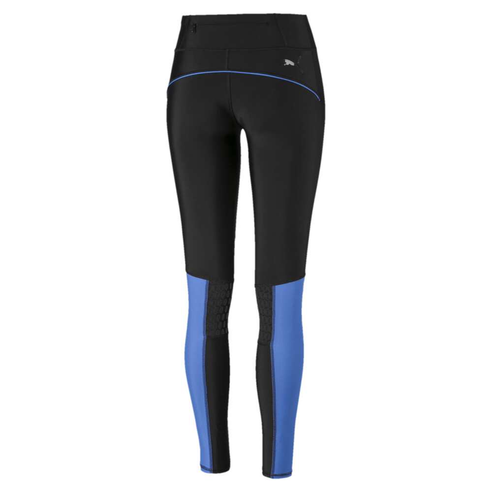 

PUMA - female - Леггинсы SHIFT Mesh Tight – Puma Black-Blue Glimmer –, Черный
