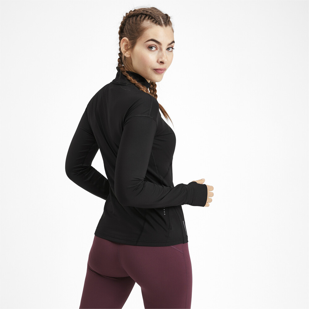 Ignite Long Sleeve Women's Running Pullover Black PUMA