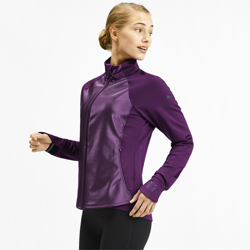 

Women's PUMA Get Fast Winter Woven Full Zip Running Jacket