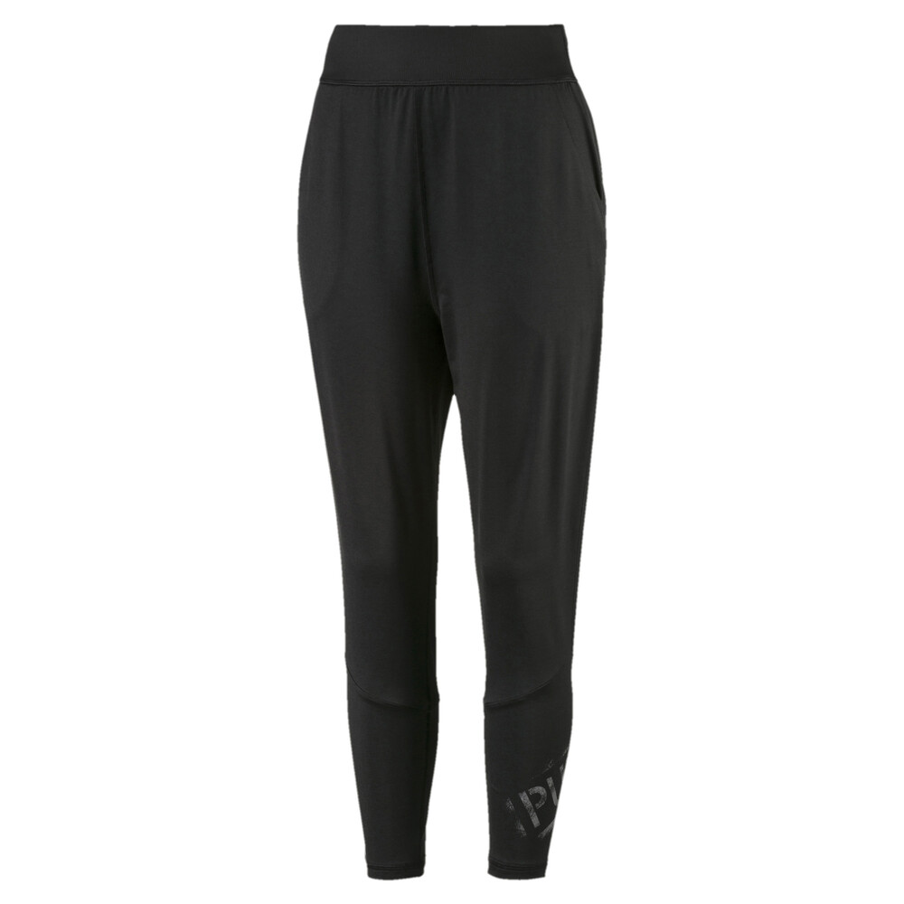 

PUMA - female - Штаны Studio 7/8 Knit Pant – Puma Black –, Черный