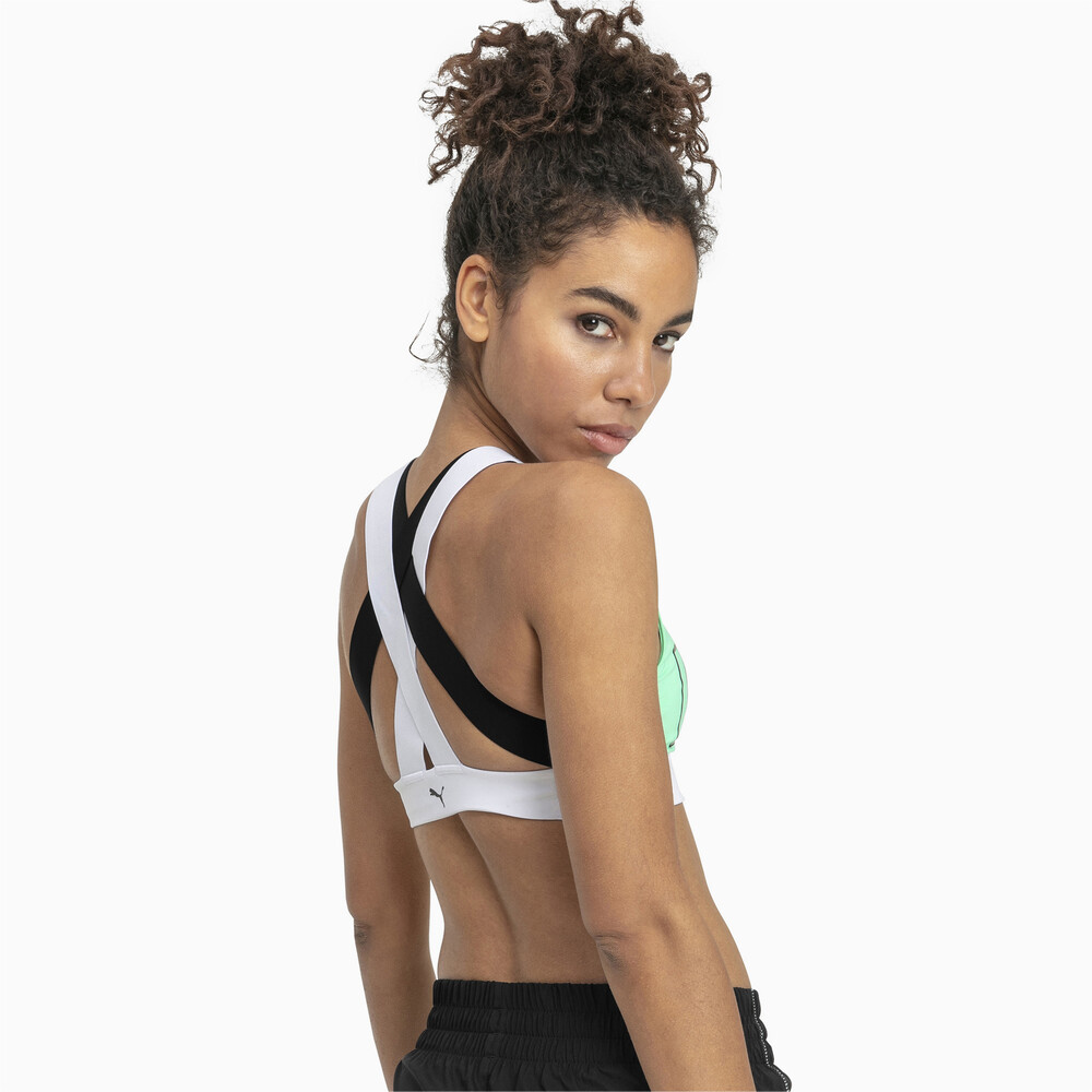 

PUMA - female - Бра Feel It Bra M – Green Glimmer-Puma White –, Зеленый