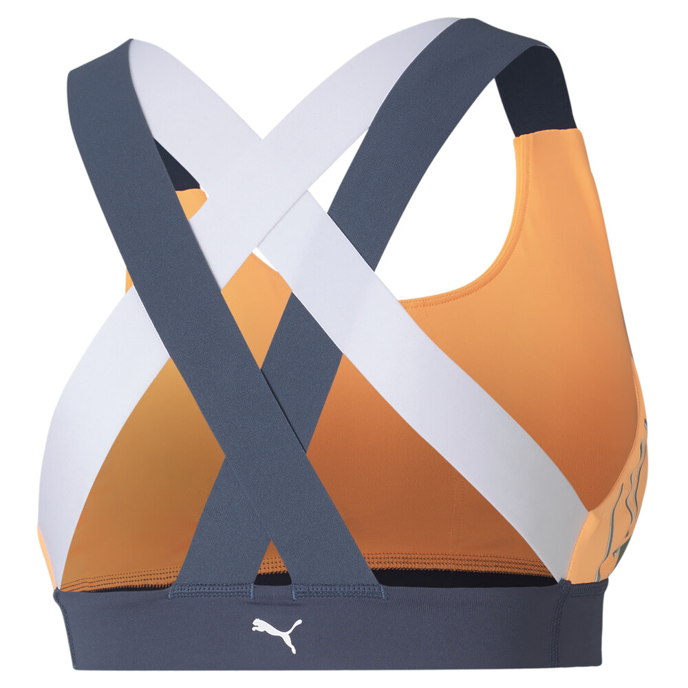 

PUMA - female - Бра Feel It Bra M – Fizzy Orange-Dark Denim –, Оранжевый