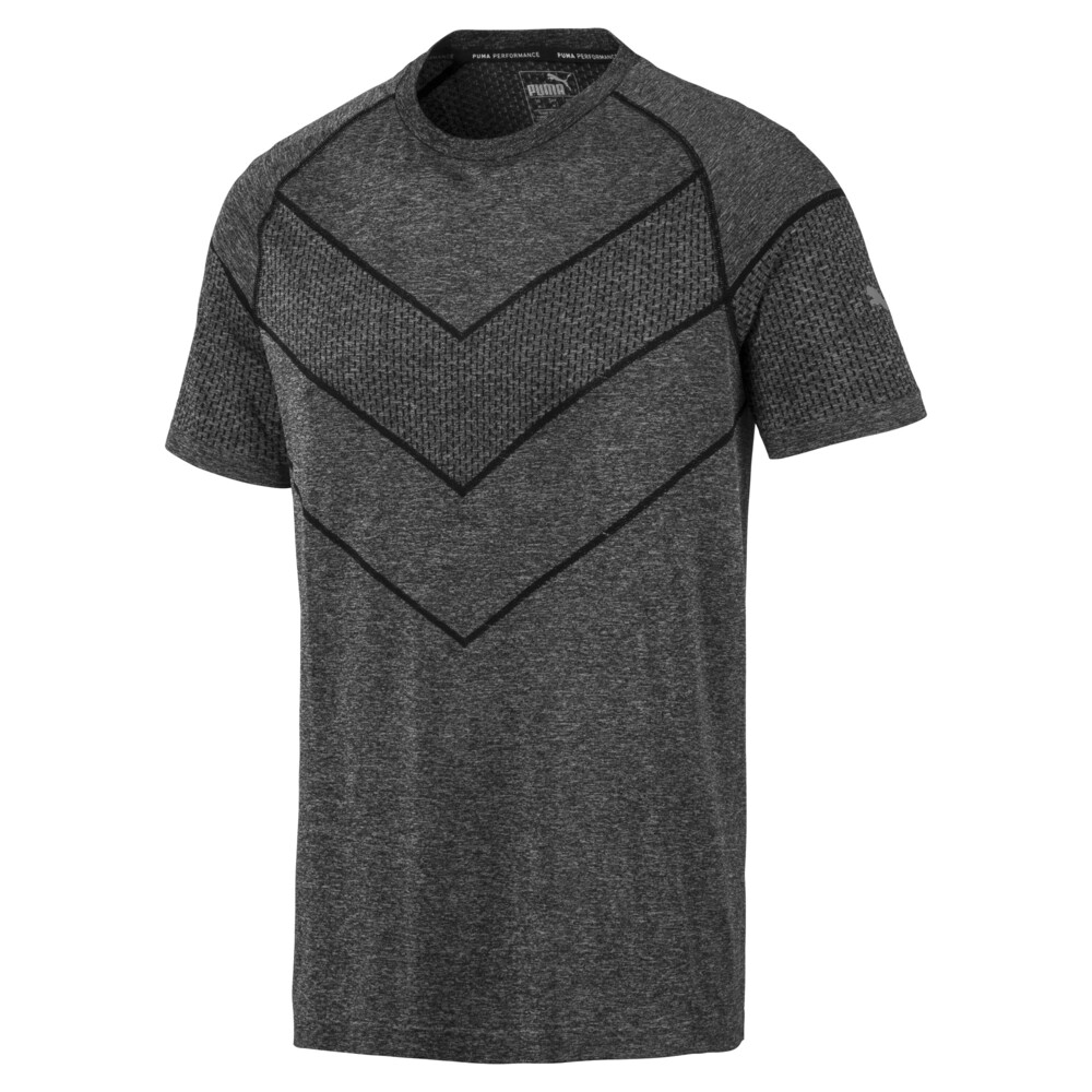 

PUMA - male - Футболка Reactive evoKNIT Tee – Puma Black Heather –, Черный