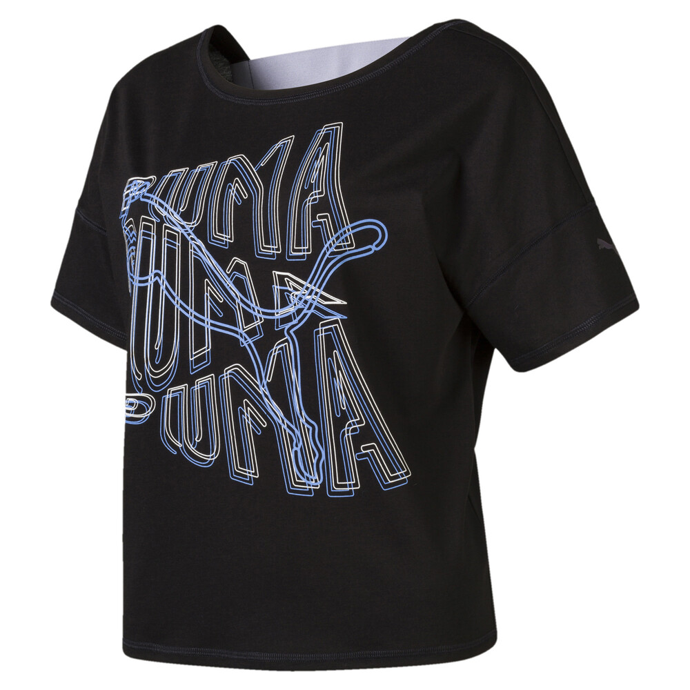 

PUMA - female - Футболка HIT Feel It Tee – Puma Black –, Черный