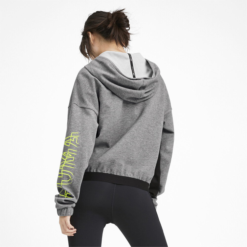 

PUMA - female - Олимпийка HIT Feel It Sweat Jacket – Medium Gray Heather –, Серый