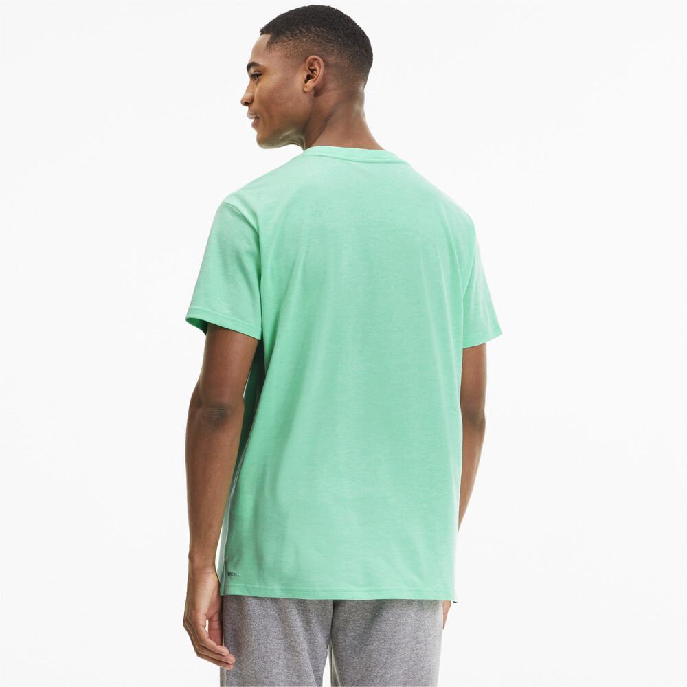 

PUMA - male - Футболка PUMA Heather Cat Tee – Green Glimmer Heather –, Зеленый