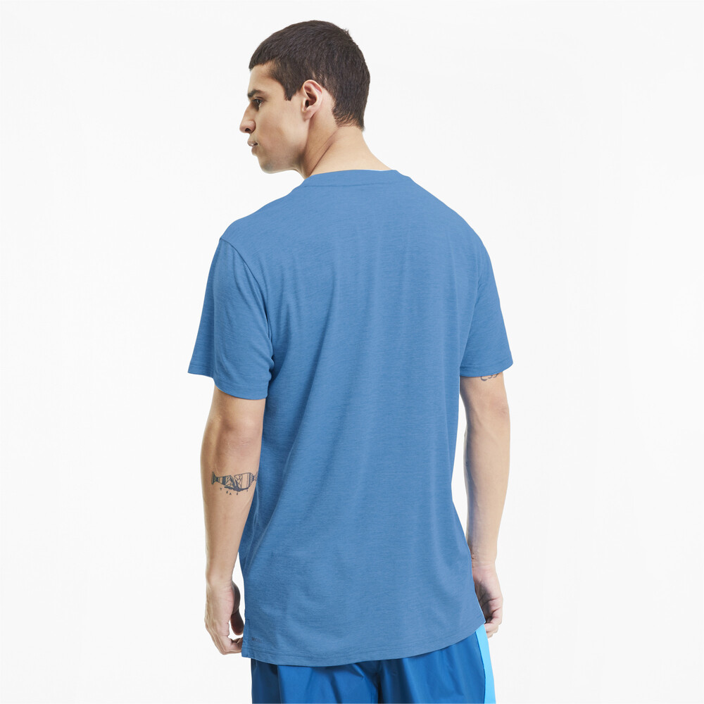 

PUMA - male - Футболка PUMA Heather Cat Tee – Nrgy Blue Heather –, Синий