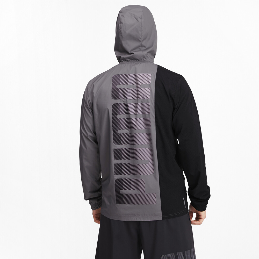 

PUMA - male - Ветровка Collective Woven Jacket – CASTLEROCK-Puma Black –, Серый