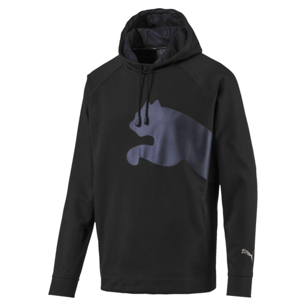 PUMA - male - Толстовка PUMA Cat Sweat Hoodie – Puma Black-Peacoat –, Черный