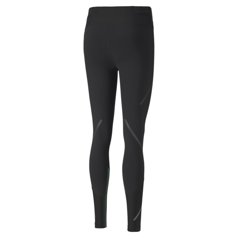 

PUMA - female - Леггинсы Runner ID Thermo-R+ Tight – Puma Black-Green Glimmer –, Черный