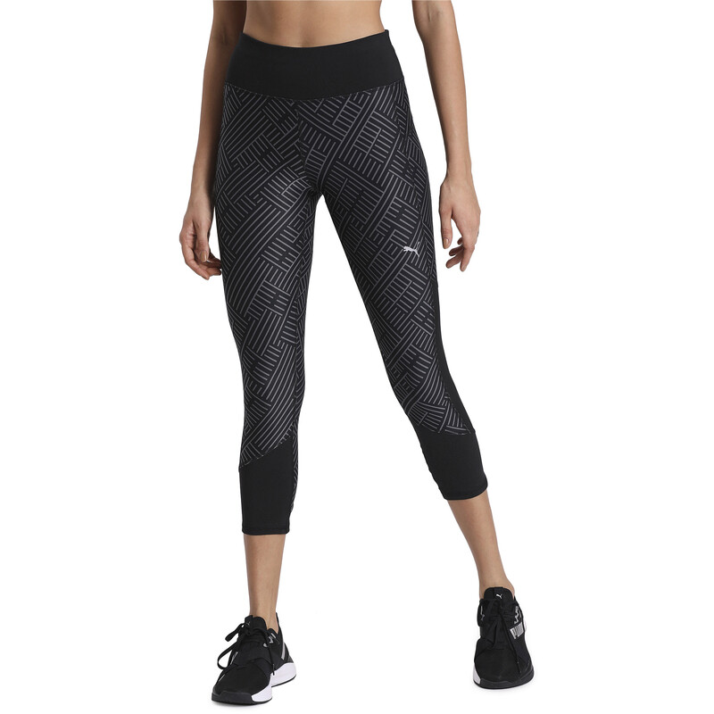 

Women's PUMA Last Lap 3/4 Graphic Tights, Black
