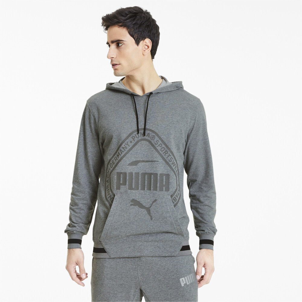 Collective Knitted Men's Warm-Up Hoodie | Gray - PUMA