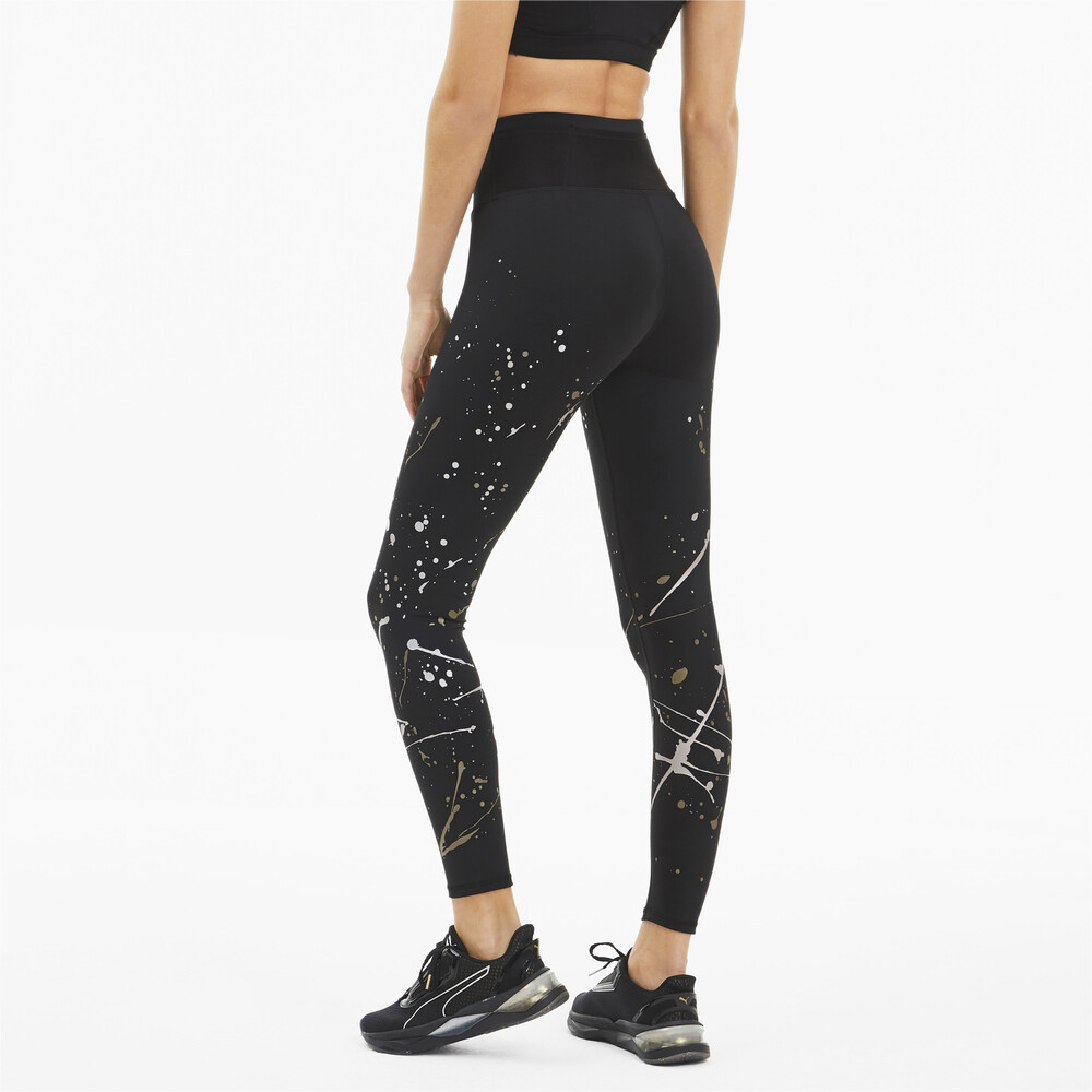 

PUMA - female - Леггинсы Metal Splash Splatter Tight – Puma Black –, Черный