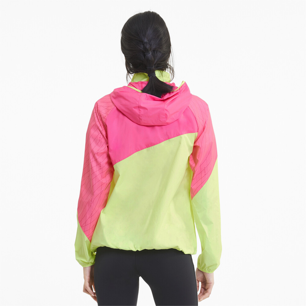 

PUMA - female - Куртка Run Graphic Hooded Jacket – Fizzy Yellow-Luminous Pink –, Желтый