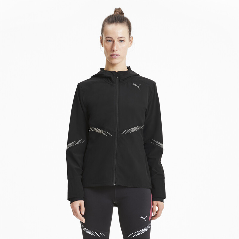 

Women's PUMA Runner ID Hooded dryCELL Running Jacket, Black