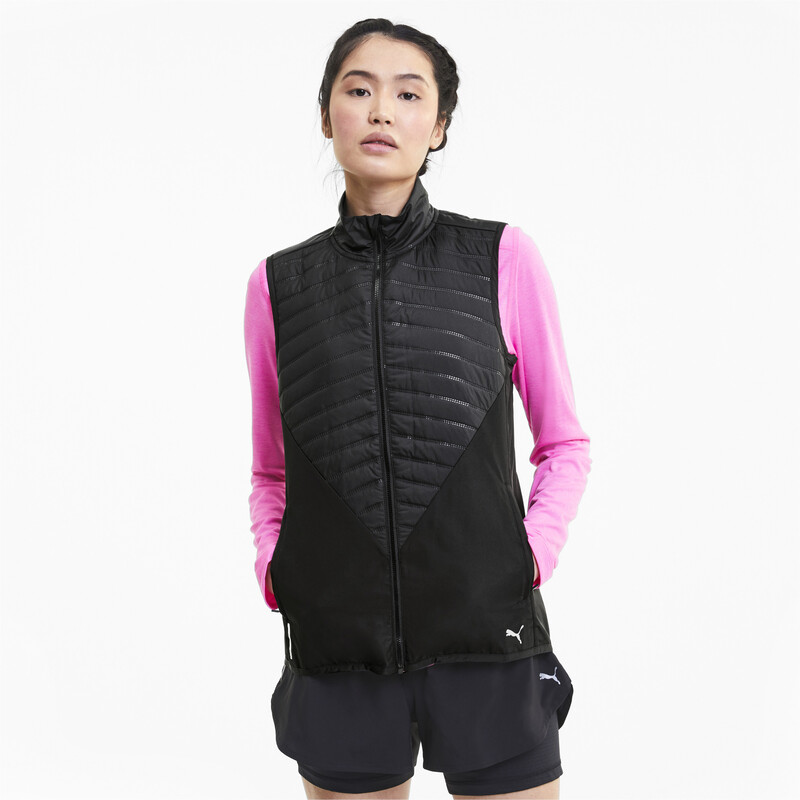 

Women's PUMA Favourite windCELL Running Puffer Vest, Black