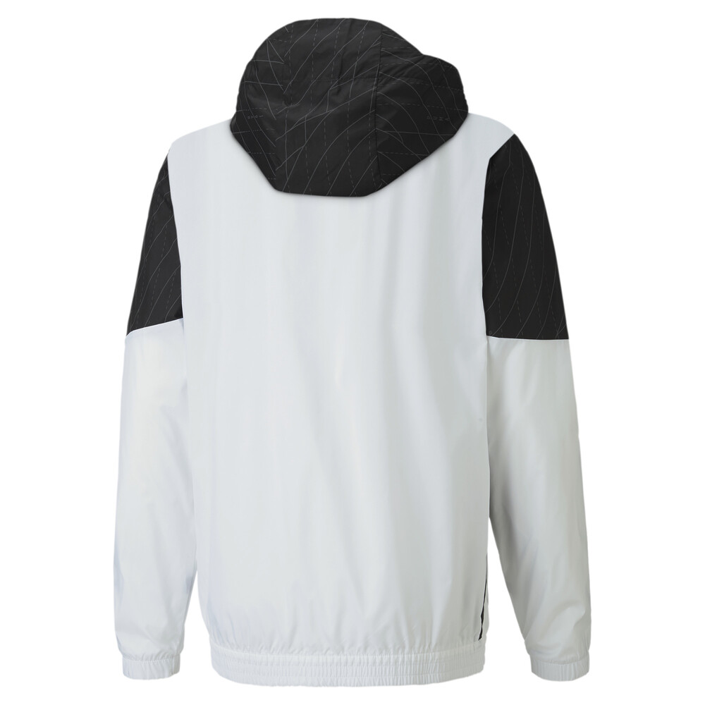 

PUMA - male - Куртка Run Graphic Hooded Jacket – Puma White-Puma Black –, Белый