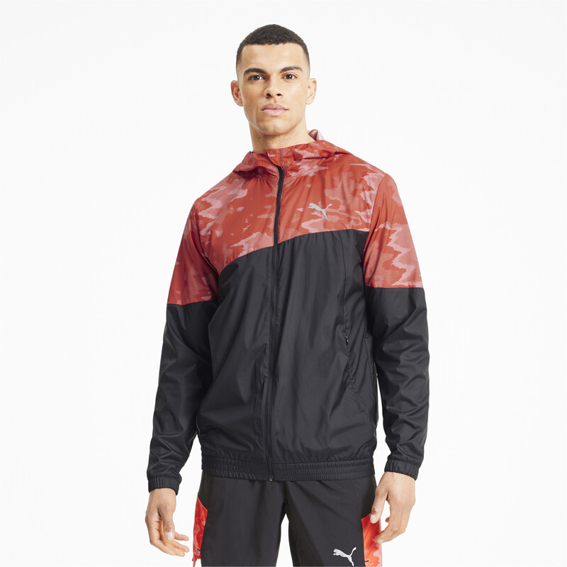 

Men's PUMA RUN Graphic Hooded Running Jacket