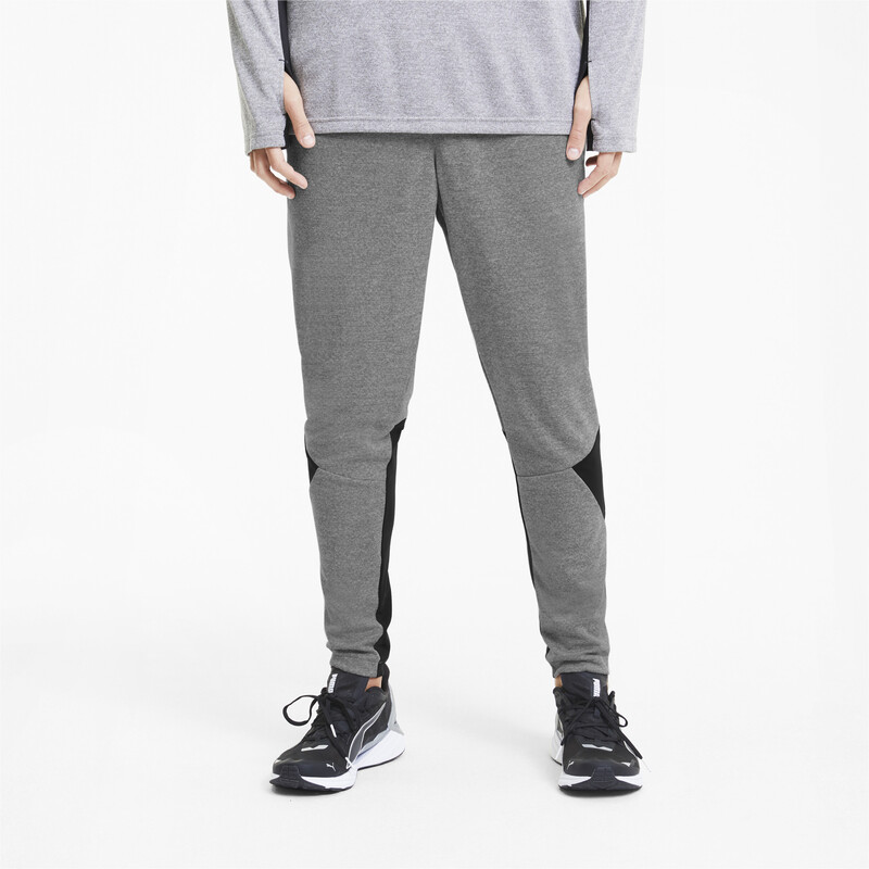 

Men's PUMA Tapered Reflective Tec dryCELL Running Pants, Black/gray