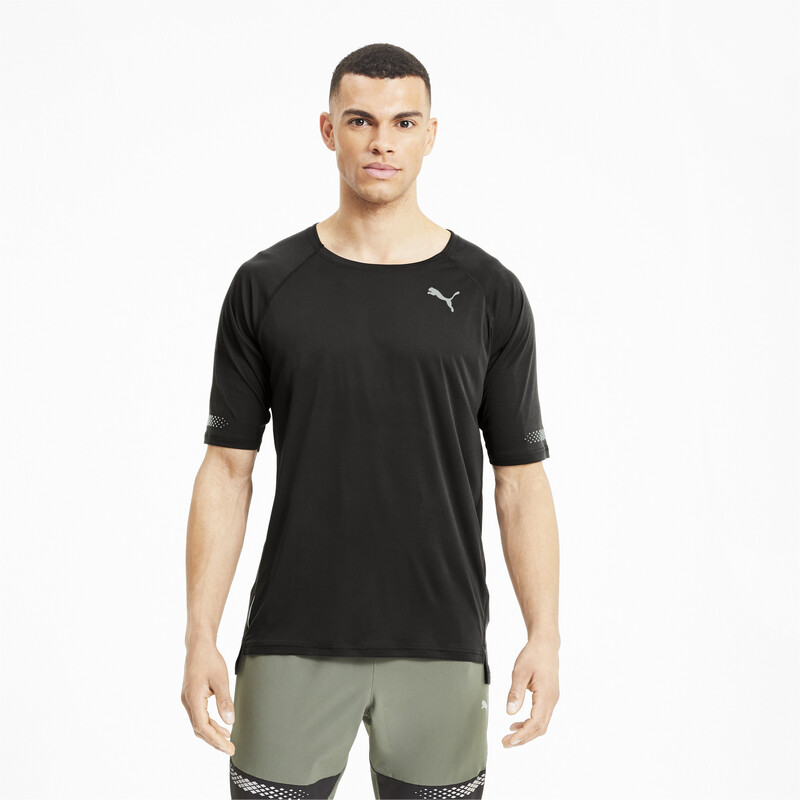 

Men's PUMA Runner ID Short Sleeve Running T-Shirt, Black