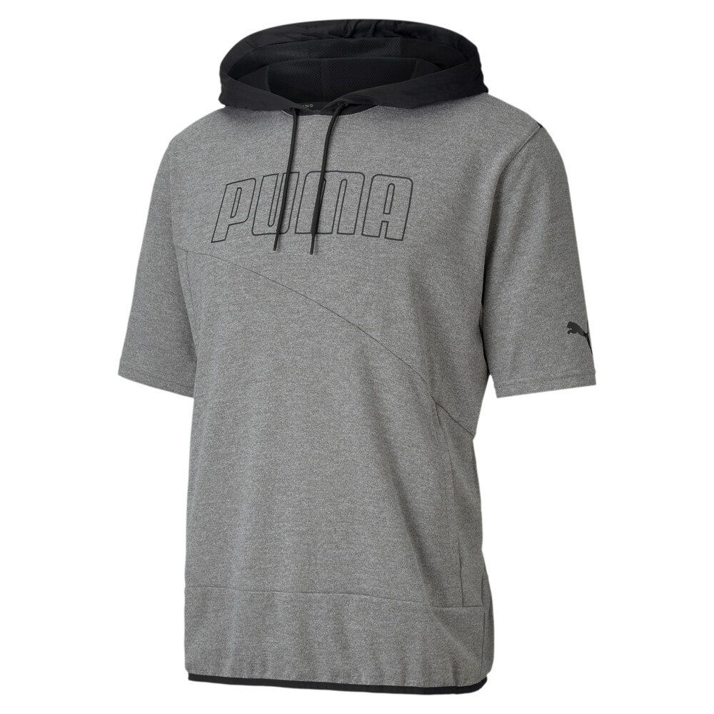 puma short sleeve hoodie