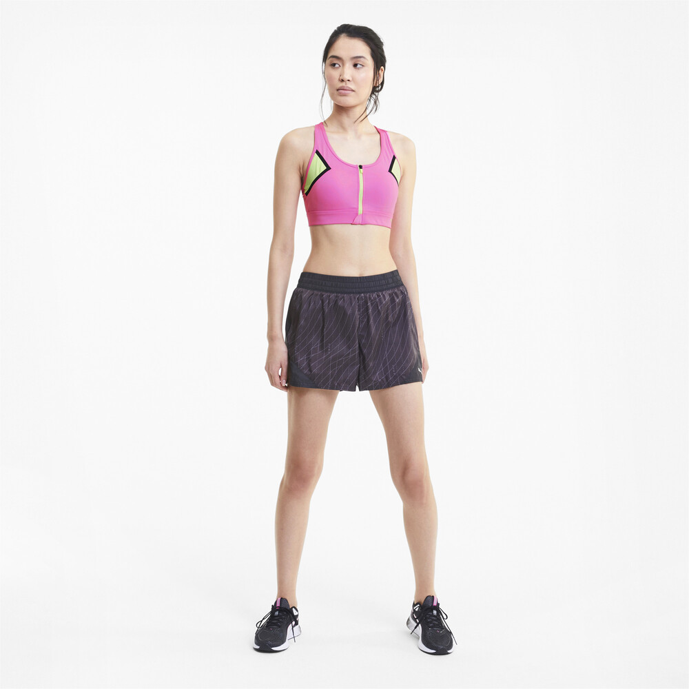 

PUMA - female - Бра High Impact Front Zip Bra – Luminous Pink –, Розовый