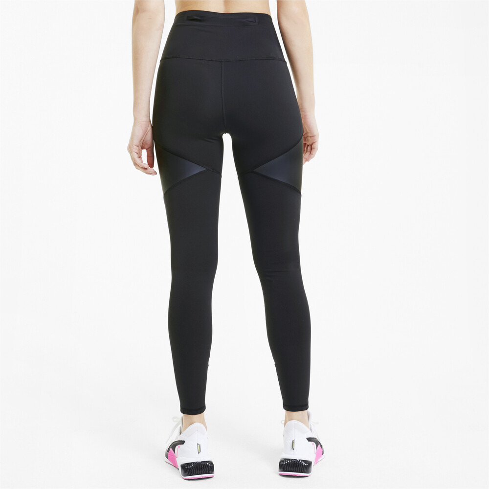 

PUMA - female - Леггинсы Train Bonded Zip HR FL Tight – Puma Black-Pink-Yellow –, Черный