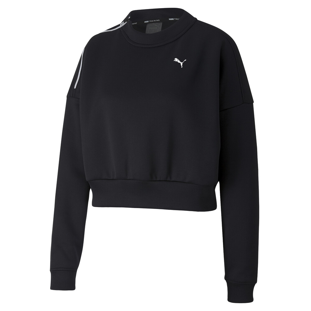 

PUMA - female - Толстовка Train Zip Crew Sweatshirt – Puma Black –, Черный