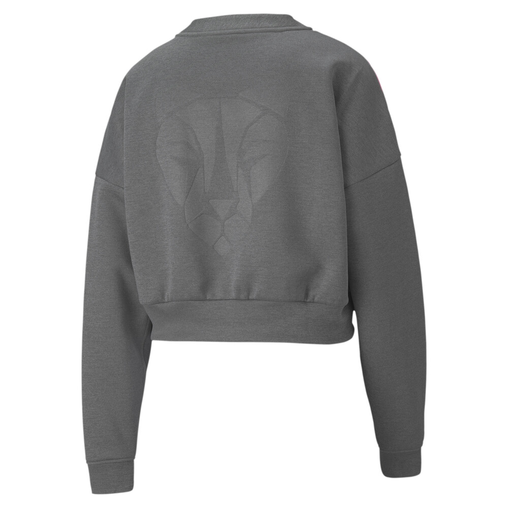 puma stripe crew neck sweater