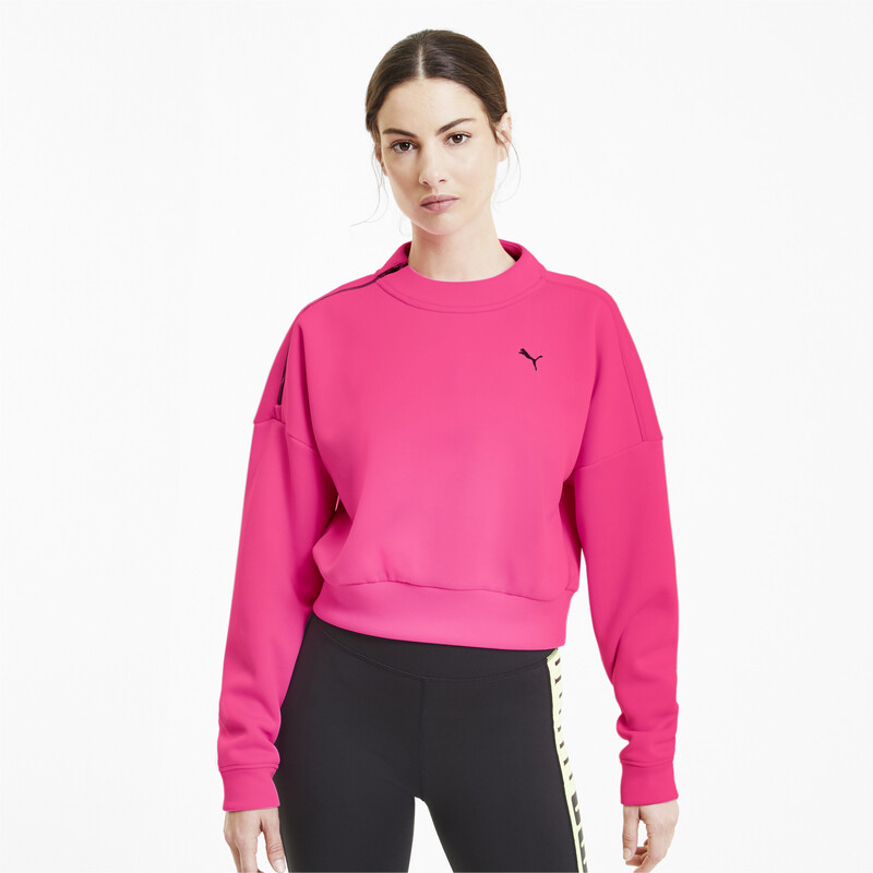 

Women's PUMA Train Zip DryCELL Training Sweatshirt, Pink