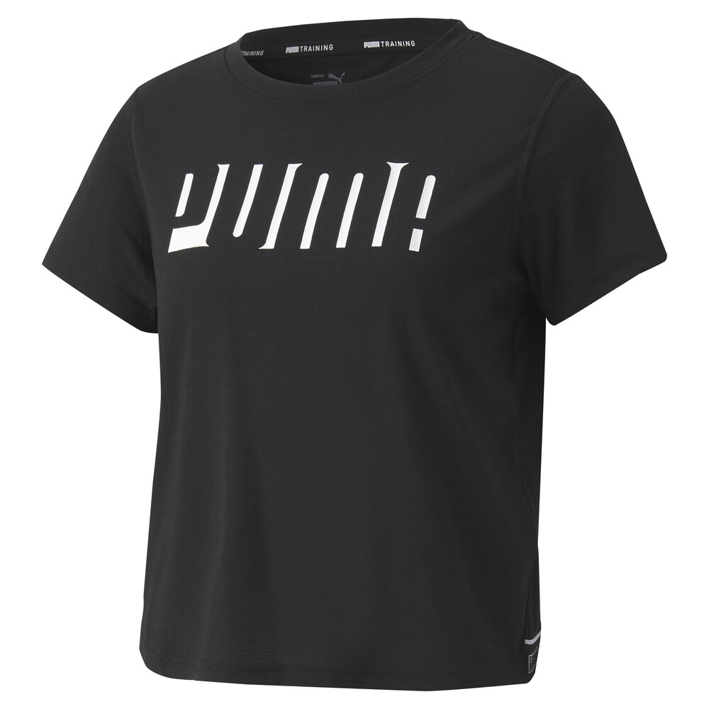 

PUMA - female - Футболка Train Logo SS Tee – Puma Black –, Черный