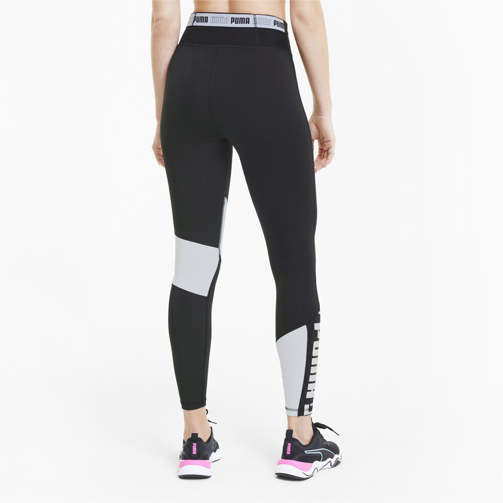 Logo High Waist 7/8 Women's Training Leggings | Black - PUMA