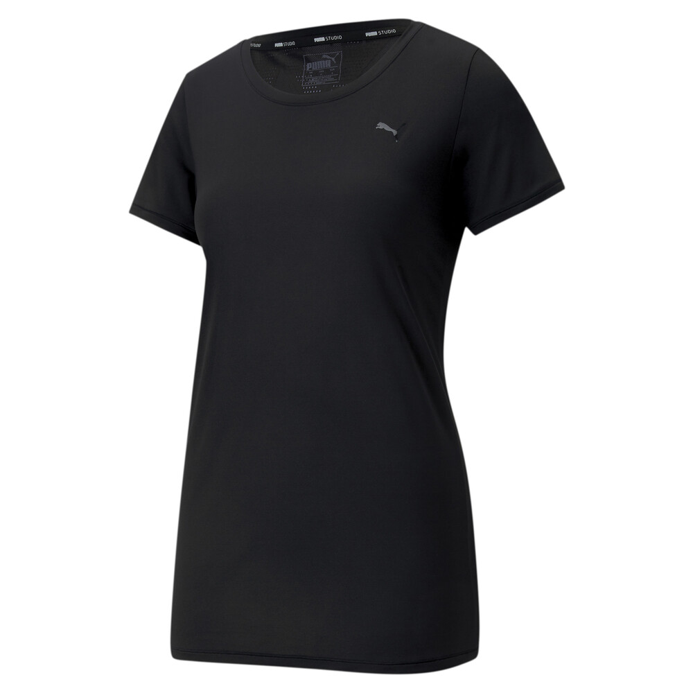 

PUMA - female - Футболка Studio Lace Keyhole SS Tee – Puma Black –, Черный